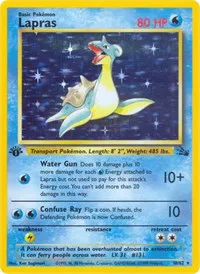 Lapras Pokemon card