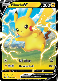Pikachu V from Fusion Strike