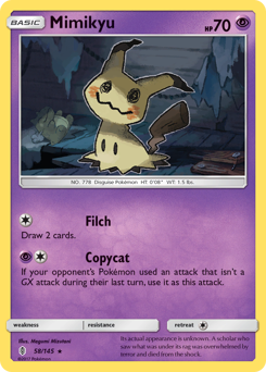 Mimikyu from Guardians Rising