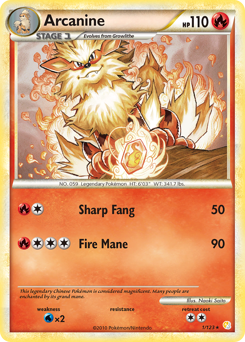 Arcanine from HeartGold & SoulSilver