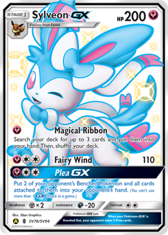 Sylveon-GX from Hidden Fates Shiny Vault