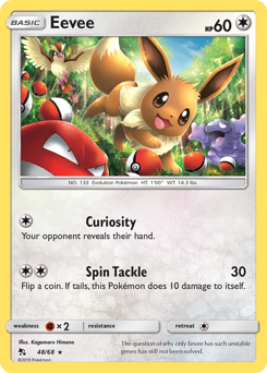 Eevee from Hidden Fates