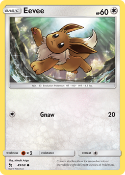 Eevee from Hidden Fates
