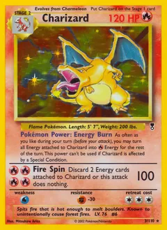 Charizard from Legendary Collection Charizard Pokemon card