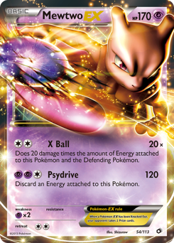 Mewtwo-EX from Legendary Treasures