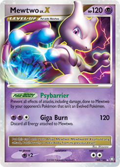 Mewtwo LV.X from Legends Awakened