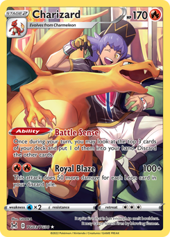 Charizard from Lost Origin Trainer Gallery