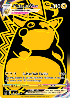 Pikachu VMAX from Lost Origin Trainer Gallery