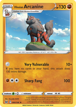 Hisuian Arcanine from Lost Origin