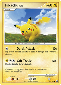 Pikachu from Majestic Dawn