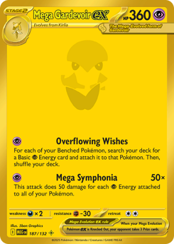 Mega Gardevoir ex from Mega Evolution Mega Gardevoir ex Pokemon card