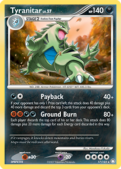Tyranitar from Mysterious Treasures