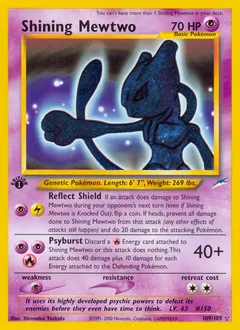 Shining Mewtwo from Neo Destiny