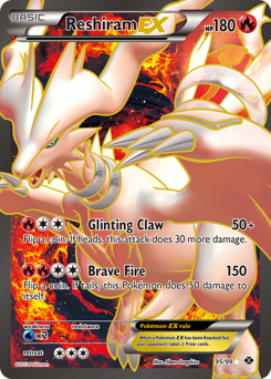 Reshiram-EX from Next Destinies Reshiram-EX Pokemon card