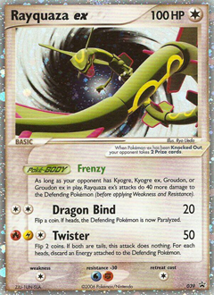 Rayquaza ex from Nintendo Black Star Promos Rayquaza ex Pokemon card