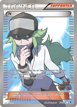 N from Noble Victories N Pokemon card