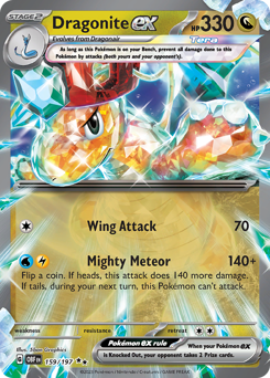 Dragonite ex from Obsidian Flames