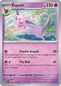 Espeon from Obsidian Flames