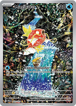 Magikarp from Paldea Evolved Magikarp Pokemon card