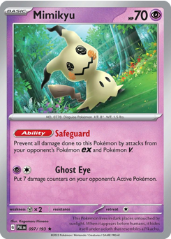 Mimikyu from Paldea Evolved