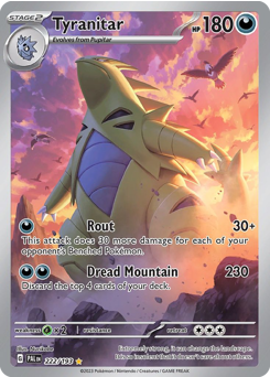 Tyranitar from Paldea Evolved