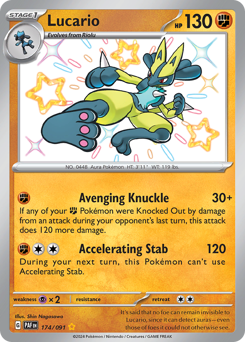 Lucario from Paldean Fates