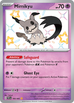 Mimikyu from Paldean Fates