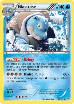 Blastoise from Plasma Blast