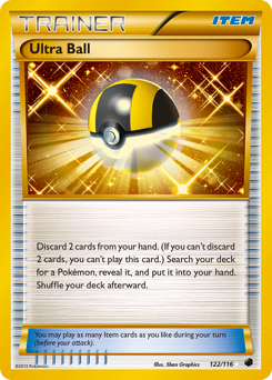 Ultra Ball from Plasma Freeze Ultra Ball Pokemon card