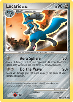 Lucario from Platinum