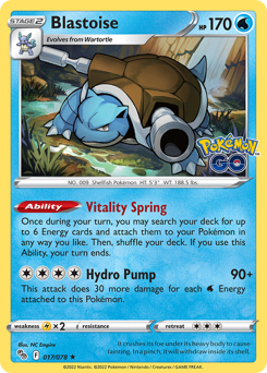 Blastoise from Pokémon GO