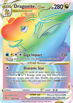 Dragonite VSTAR from Pokémon GO