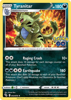 Tyranitar from Pokémon GO