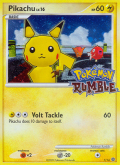 Pikachu Pokemon card
