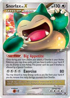 Snorlax LV.X from Rising Rivals