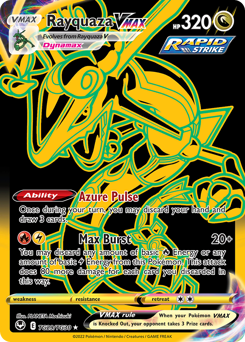 Rayquaza VMAX from Silver Tempest Trainer Gallery