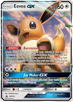 Eevee-GX from SM Black Star Promos