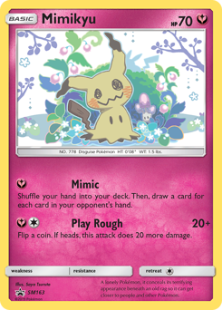 Mimikyu from SM Black Star Promos