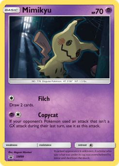 Mimikyu from SM Black Star Promos