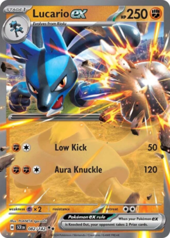 Lucario ex from Stellar Crown