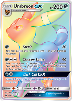 Umbreon-GX from Sun & Moon
