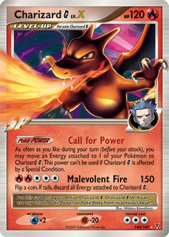 Charizard G LV.X from Supreme Victors Charizard G LV.X Pokemon card