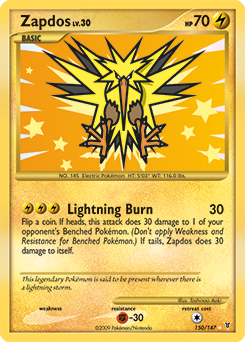 Zapdos Pokemon card