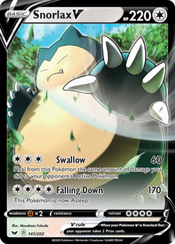 Snorlax V from Sword & Shield