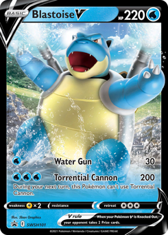 Blastoise V from SWSH Black Star Promos
