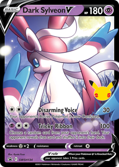Dark Sylveon V from SWSH Black Star Promos