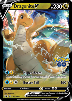 Dragonite V from SWSH Black Star Promos
