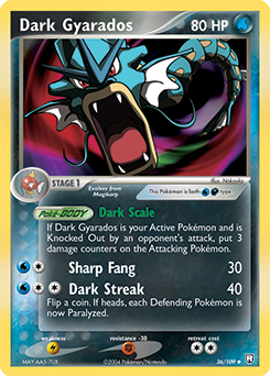 Dark Gyarados from Team Rocket Returns