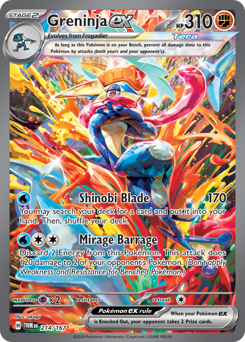 Greninja ex from Twilight Masquerade