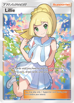 Lillie Pokemon card